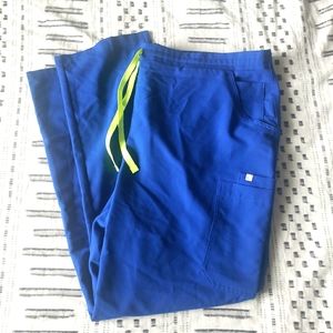 Figs XXL Electric Blue Scrub Pant